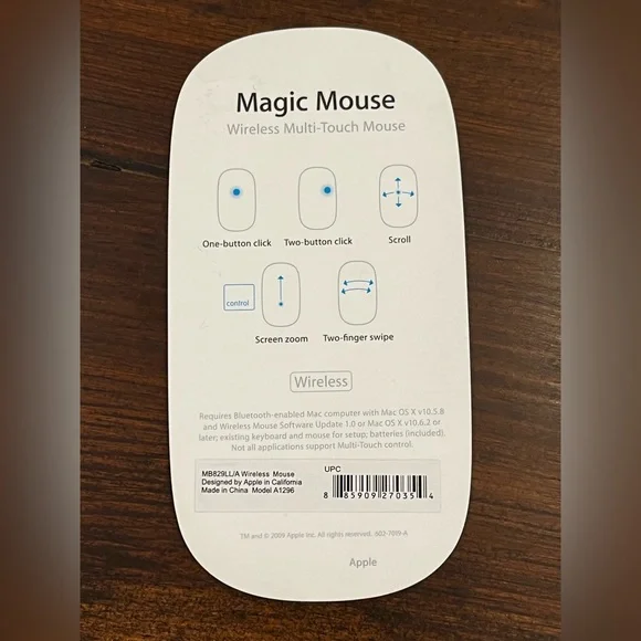 Apple Magic Mouse A1296